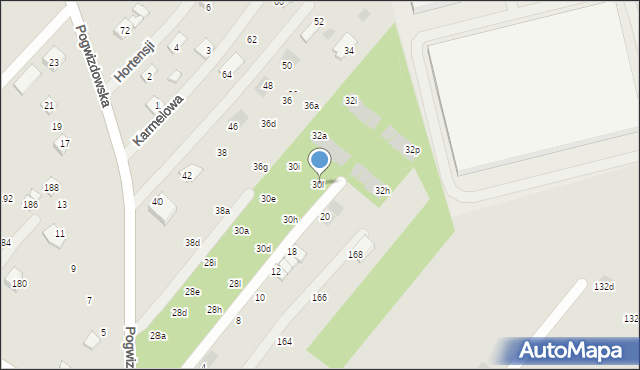 Rzeszów, Pogwizdowska, 30l, mapa Rzeszów