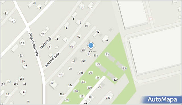 Rzeszów, Pogwizdowska, 36c, mapa Rzeszów