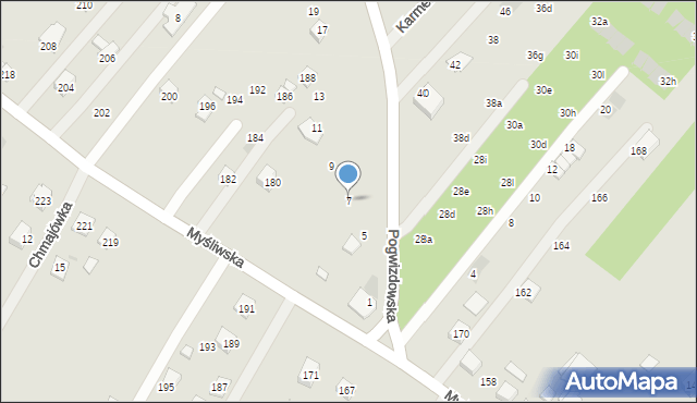 Rzeszów, Pogwizdowska, 7, mapa Rzeszów