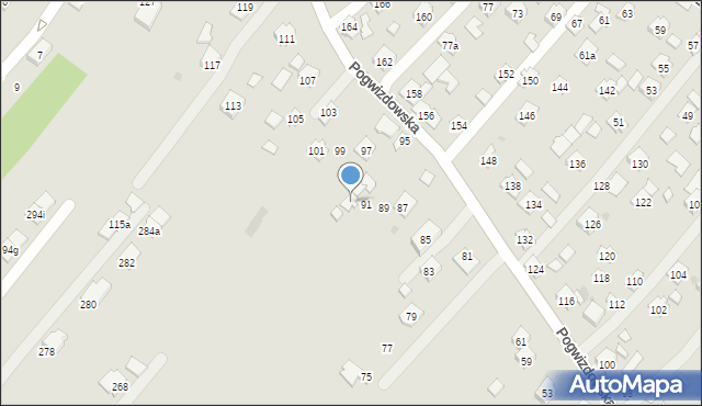 Rzeszów, Pogwizdowska, 93, mapa Rzeszów