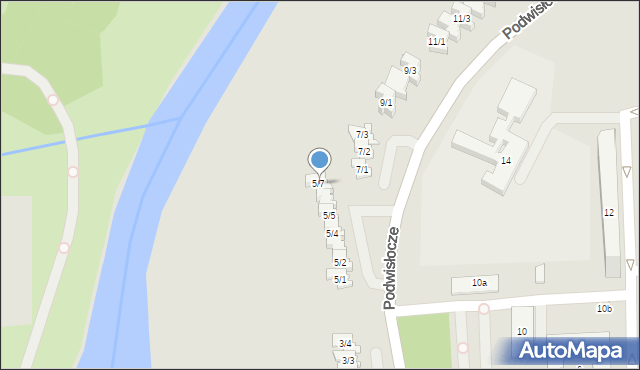 Rzeszów, Podwisłocze, 5/7, mapa Rzeszów