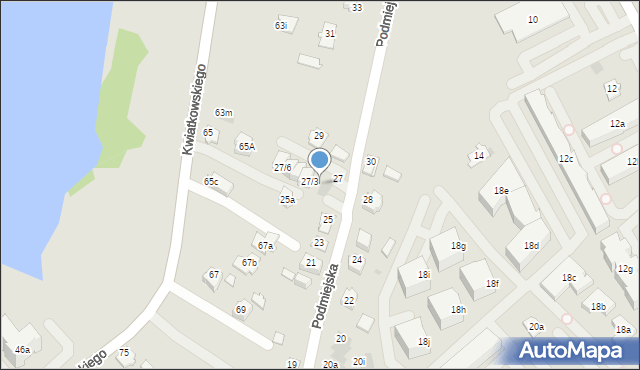 Rzeszów, Podmiejska, 27/2, mapa Rzeszów