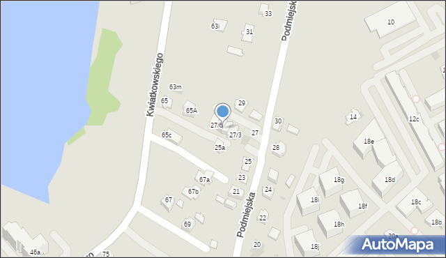 Rzeszów, Podmiejska, 27/5, mapa Rzeszów