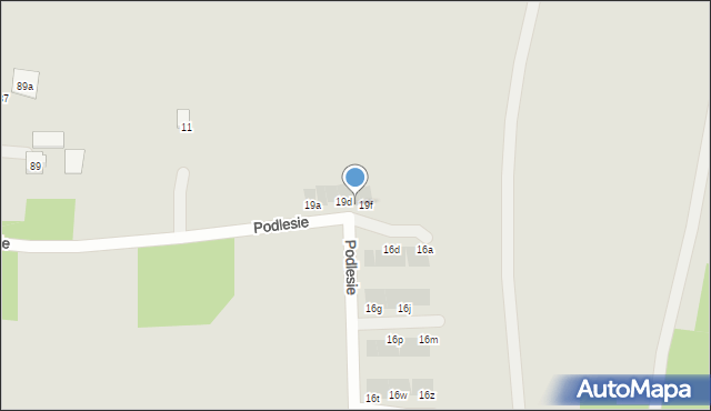 Rzeszów, Podlesie, 19e, mapa Rzeszów