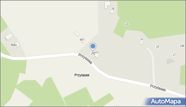 Rzeszów, Podleśna, 162, mapa Rzeszów