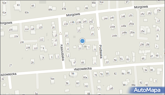 Rzeszów, Podlaska, 9, mapa Rzeszów