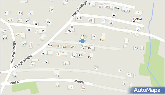Rzeszów, Podgórskiego Adama, ks., 41, mapa Rzeszów
