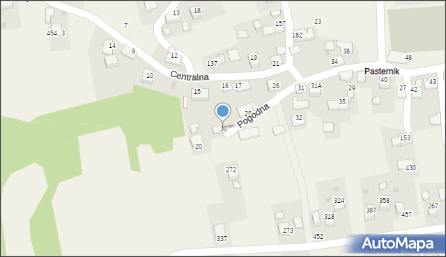 Rzozów, Pogodna, 6, mapa Rzozów