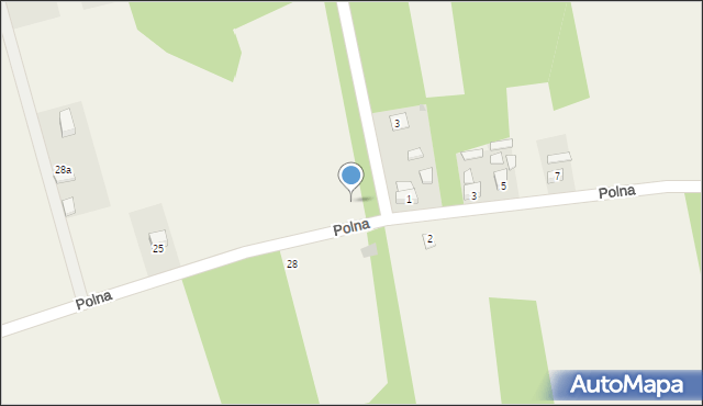 Rzuców, Polna, 33, mapa Rzuców