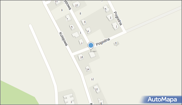 Sadków, Pogodna, 2, mapa Sadków