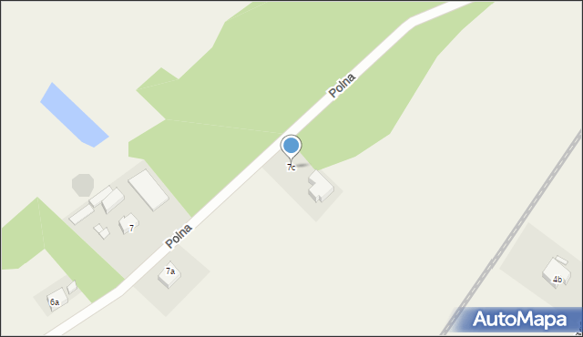 Sadlinki, Polna, 7c, mapa Sadlinki