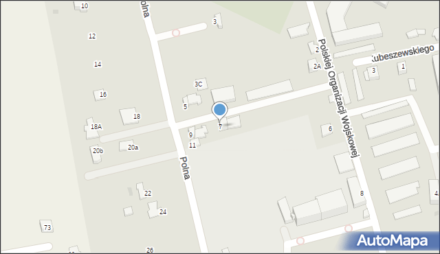 Sandomierz, Polna, 7, mapa Sandomierza