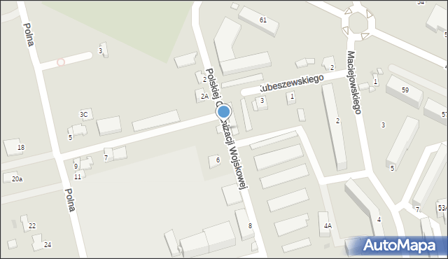 Sandomierz, Polskiej Organizacji Wojskowej, 4, mapa Sandomierza