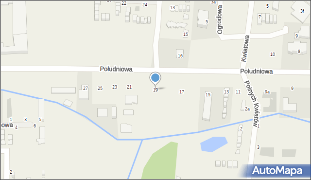 Sarbinowo, Południowa, 19, mapa Sarbinowo