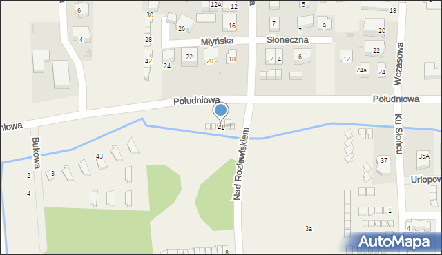 Sarbinowo, Południowa, 41, mapa Sarbinowo