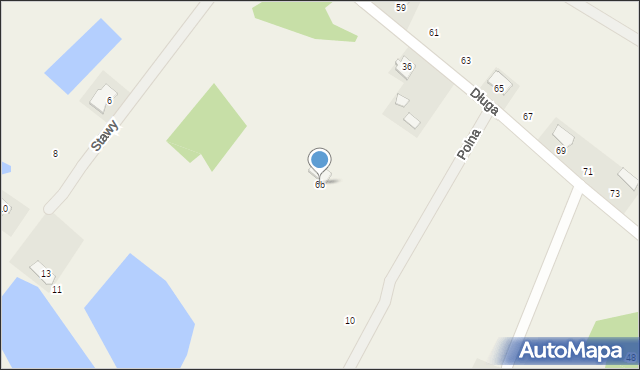 Sąsieczno, Polna, 6b, mapa Sąsieczno