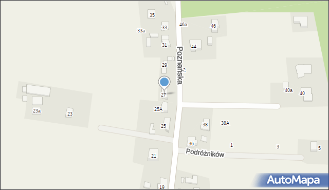 Sasinowo, Poznańska, 27, mapa Sasinowo