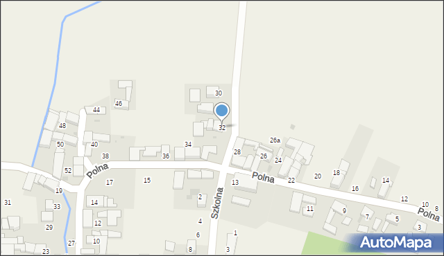 Ściborowice, Polna, 32, mapa Ściborowice