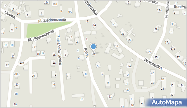 Ścinawa, Polna, 3a, mapa Ścinawa