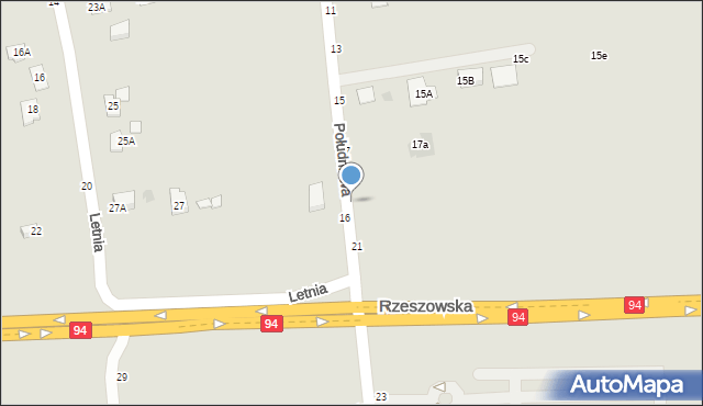 Sędziszów Małopolski, Południowa, 19, mapa Sędziszów Małopolski