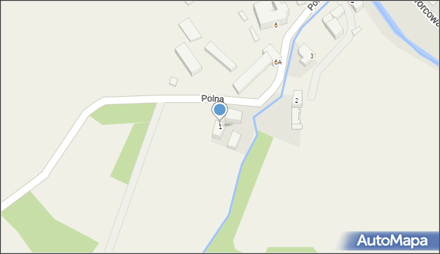 Sędziszowa, Polna, 1, mapa Sędziszowa