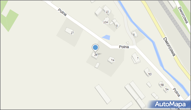 Sędziszowa, Polna, 26, mapa Sędziszowa