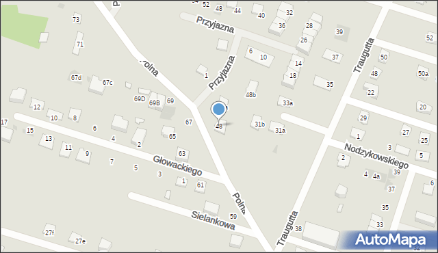 Serock, Polna, 48, mapa Serock