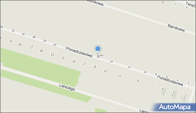 Serock, Ponadczasowa, 16, mapa Serock