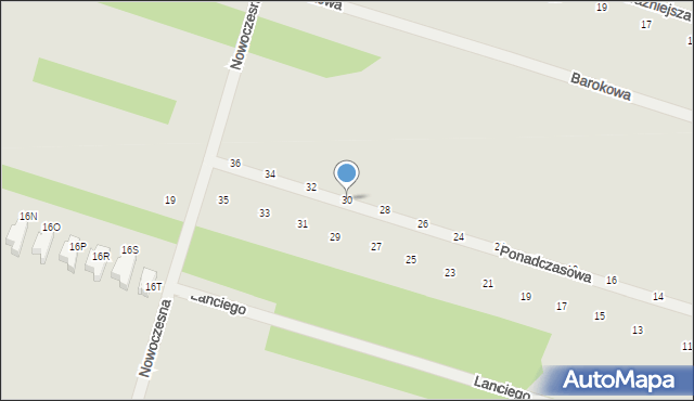 Serock, Ponadczasowa, 30, mapa Serock