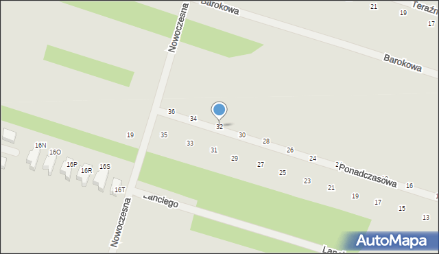 Serock, Ponadczasowa, 32, mapa Serock