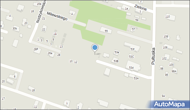 Serock, Popiełuszki Jerzego, bł. ks., 37a, mapa Serock