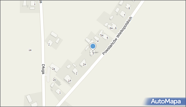 Serock, Powstańców Wielkopolskich, 3, mapa Serock