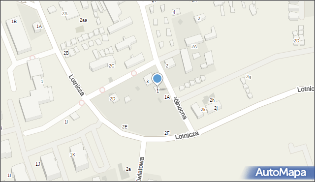 Sianożęty, Północna, 1, mapa Sianożęty