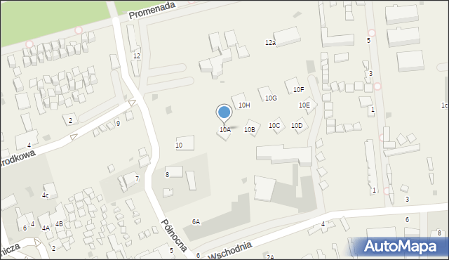 Sianożęty, Północna, 10A, mapa Sianożęty