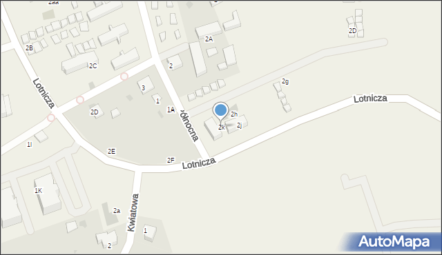 Sianożęty, Północna, 2k, mapa Sianożęty