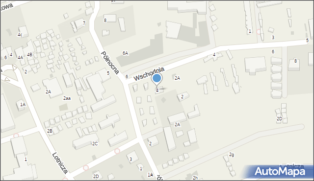 Sianożęty, Północna, 4, mapa Sianożęty