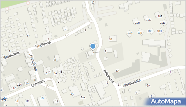 Sianożęty, Północna, 7, mapa Sianożęty