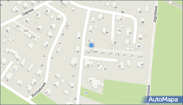 Siedlce, Poziomkowa, 17b, mapa Siedlce