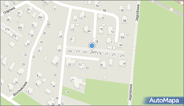 Siedlce, Poziomkowa, 17f, mapa Siedlce