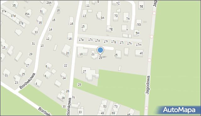 Siedlce, Poziomkowa, 23, mapa Siedlce