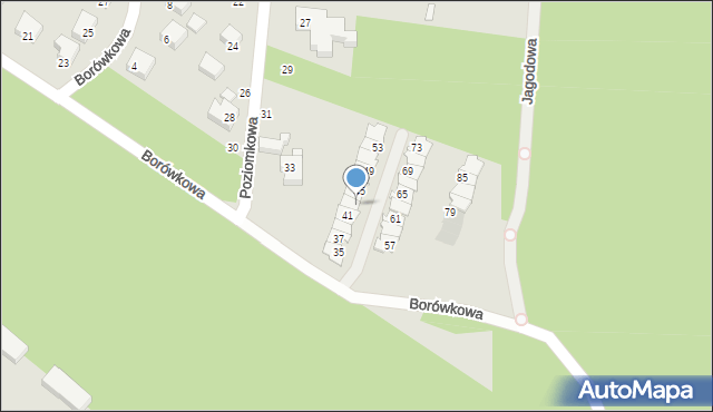 Siedlce, Poziomkowa, 43, mapa Siedlce