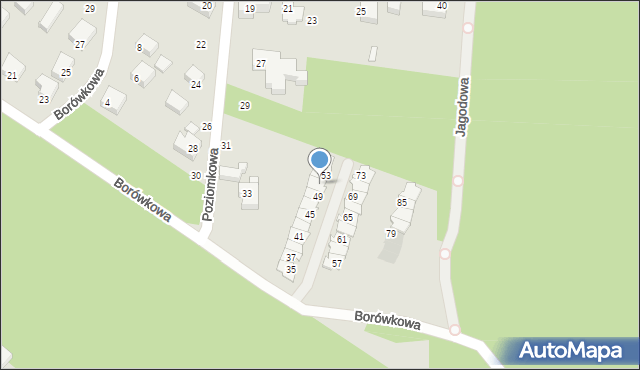 Siedlce, Poziomkowa, 51, mapa Siedlce