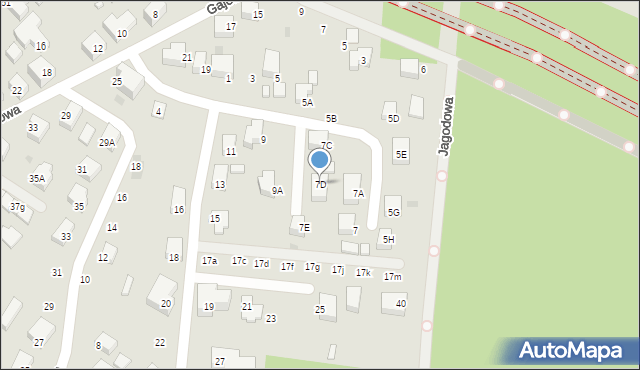 Siedlce, Poziomkowa, 7D, mapa Siedlce