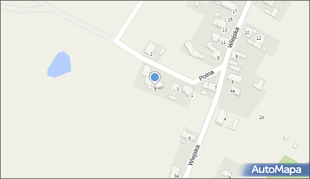 Siedlec, Polna, 5, mapa Siedlec