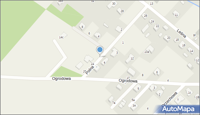 Siedlec, Polna, 22, mapa Siedlec