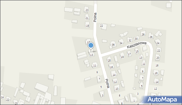 Siedlec, Polna, 15, mapa Siedlec