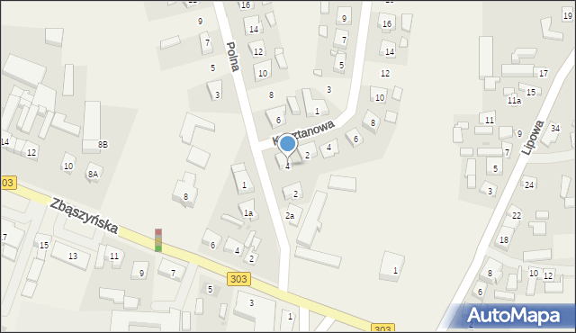 Siedlec, Polna, 4, mapa Siedlec