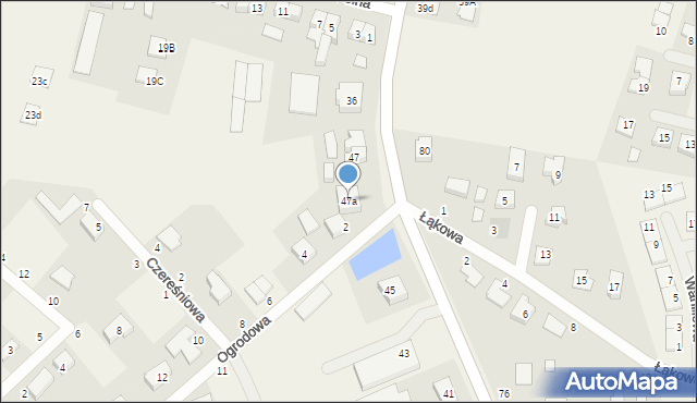 Siekierki Wielkie, Poznańska, 47a, mapa Siekierki Wielkie
