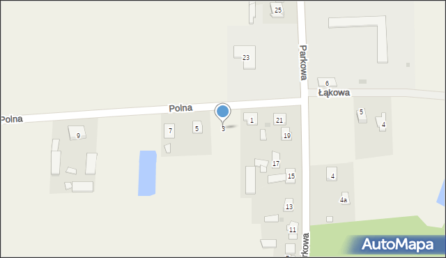 Siemiątkowo, Polna, 3, mapa Siemiątkowo