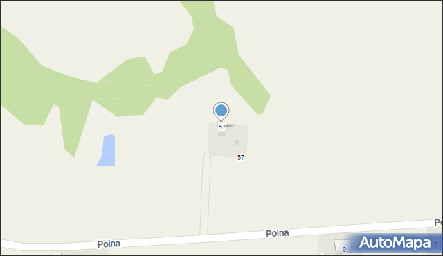 Siemiątkowo, Polna, 57, mapa Siemiątkowo